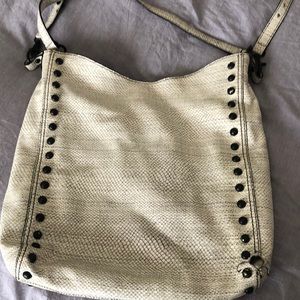 Soft snakeskin bag